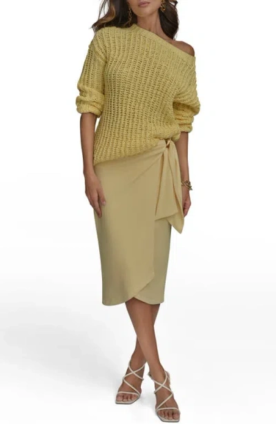 Donna Karan New York Open Stitch Sweater