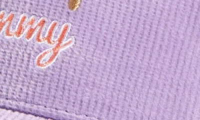 Mimish Kids' Corduroy Adjustable Baseball Cap In Purple