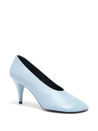 Proenza Schouler Glove Leather Stiletto Pumps In Blue