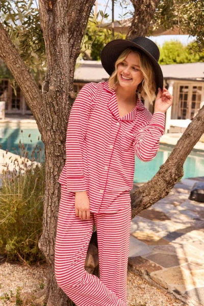 The Cat's Pajamas Pima Knit Pajama Set