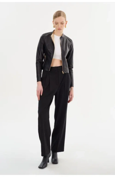 Lamarque Chapin | Reversible Leather Bomber