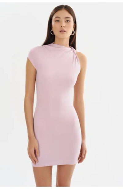 Lamarque One Shoulder Mini Dress In Pink
