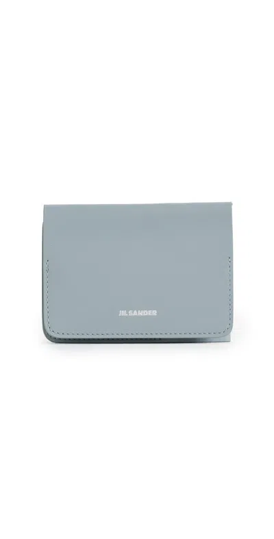 Jil Sander Folded Card Holder Steel