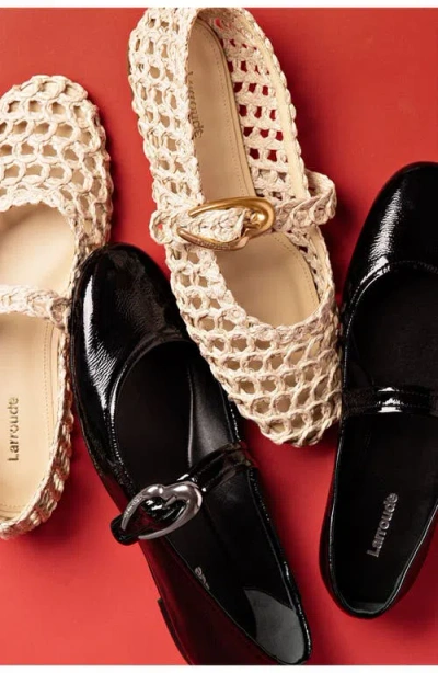Larroude Larroudé Verona Macrame Ballet Flat