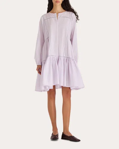 Merlette Women's Veda Lace Cotton Mini Dress