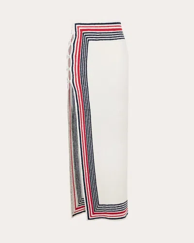 Rabanne Buttoned Knit Cotton-blend Maxi Skirt
