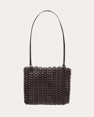 Rabanne Women's 1969 Leather Disc Shoulder Bag