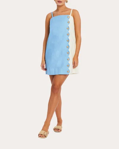 Mestiza Women's Etta Embellished Cotton-linen Blend Mini Dress