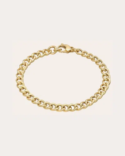 Zoe Lev Women's Large 14k Gold Curb Link Chain Bracelet
