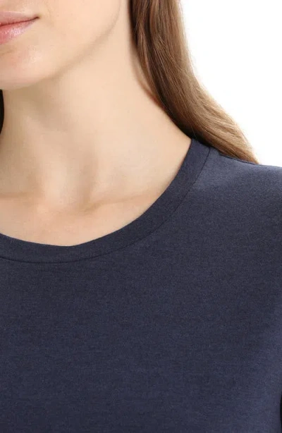 Icebreaker Central Merino Blend T-shirt In Blue