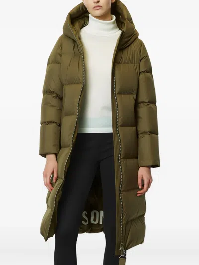 Marc O'polo Hooded Puffer Coat In Green