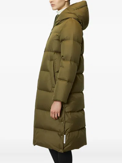Marc O'polo Hooded Puffer Coat In Green