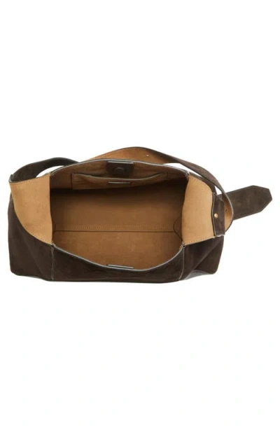 Jimmy Choo Medium Diamond Suede Leather Shoulder Bag