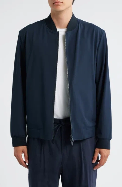 Hugo Boss Boss Hanry Slim Fit Bomber Jacket In Blue