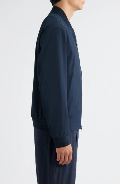 Hugo Boss Boss Hanry Slim Fit Bomber Jacket In Blue
