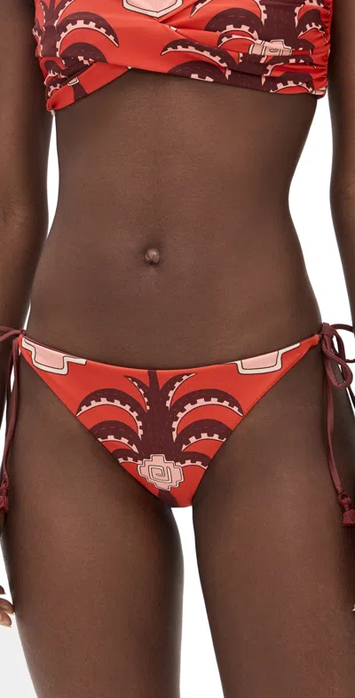 Johanna Ortiz Red Sagrado Bikini Bottoms Red/wine/pink