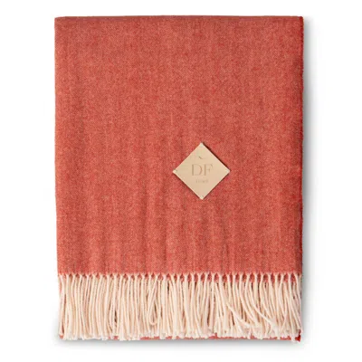 Decoflux Home Merino Wool Kashwool Throw Red Glow