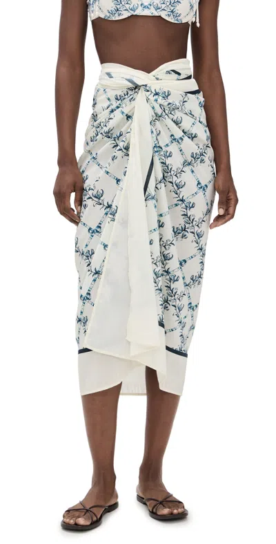 Agua By Agua Bendita Lavanda Gloriosa Midi Pareo In Multi