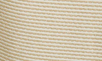 Ramy Brook Xana Scallop Metallic Cover-up Skirt In Neutral