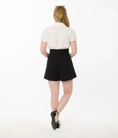 Unique Vintage Joyce Shorts In Black