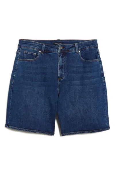 Universal Standard Lou Denim Shorts In Blue
