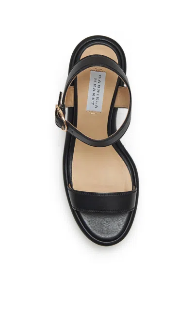 Gabriela Hearst Hera Platform Sandal In Black Leather