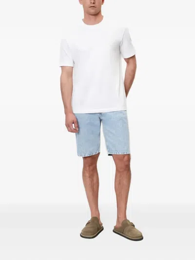 Marc O'polo Distressed Denim Shorts In Blue