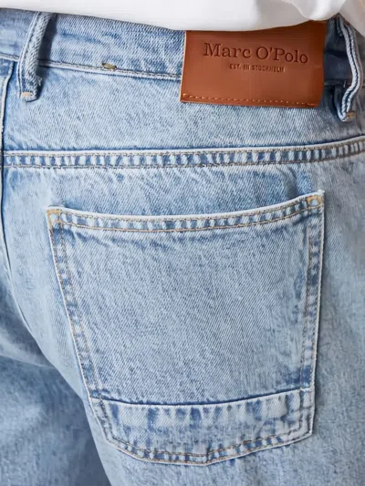 Marc O'polo Distressed Denim Shorts In Blue