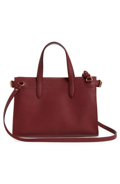 Burberry Womens Punnet Cotswolds Mini Leather Tote Bag