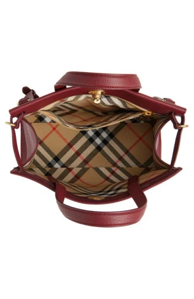 Burberry Womens Punnet Cotswolds Mini Leather Tote Bag
