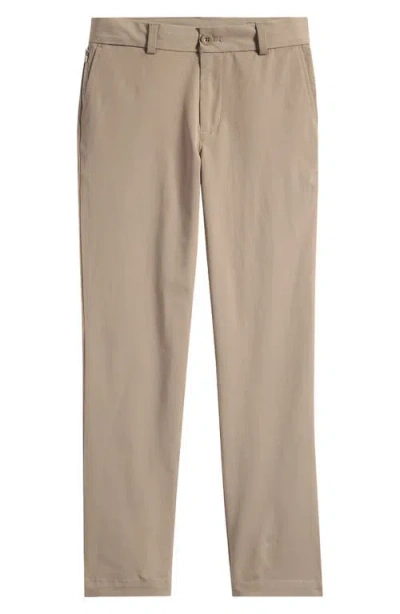 Vineyard Vines Kids' Flat Front Performance Chinos In Brown