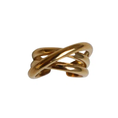 Miss May The Brand Women's Gold Trinity Ring