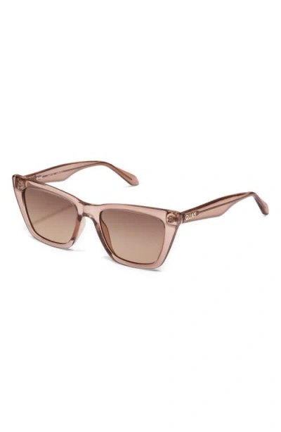 Quay Call The Shots 54mm Gradient Cat Eye Sunglasses