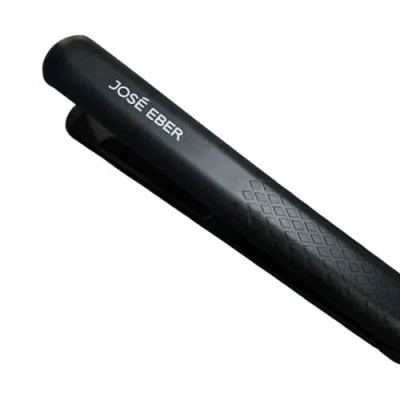 Jose Eber 100% Pure Ceramic Flat Iron Black, 1.25" Plates, Ionic Technology
