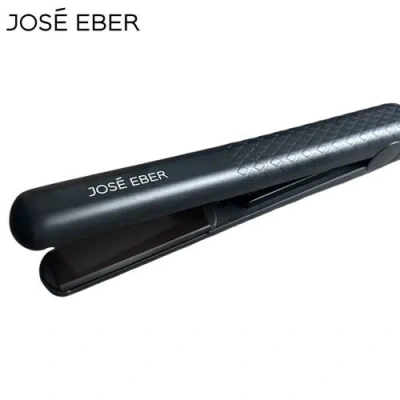 Jose Eber 100% Pure Ceramic Flat Iron Black, 1.25" Plates, Ionic Technology