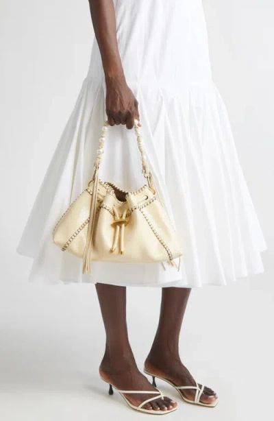 Jimmy Choo Bon Bon Fringe East/west Bucket Bag
