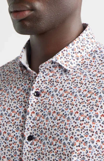 Stone Rose Wildflower Button-up Shirt In Multi