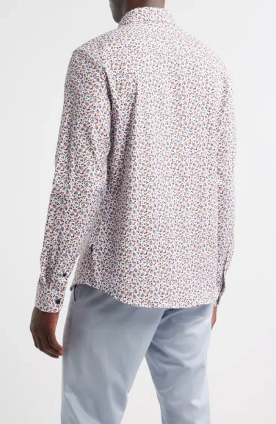 Stone Rose Wildflower Button-up Shirt In Multi