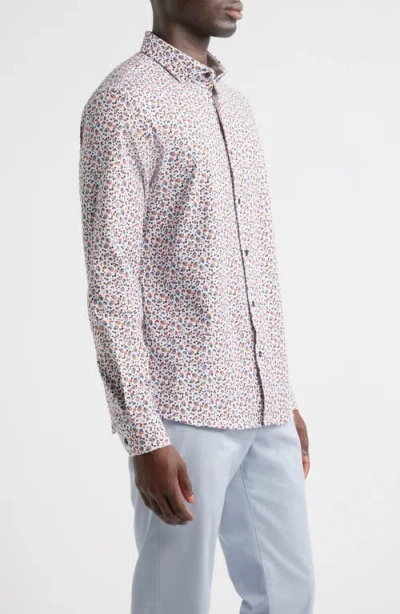 Stone Rose Wildflower Button-up Shirt In Multi