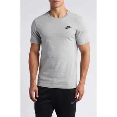 Nike Sportswear Club Crew Neck T-shirt In Gray