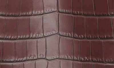 Mansur Gavriel Everyday Cabas Croc Embossed Leather Hobo Bag