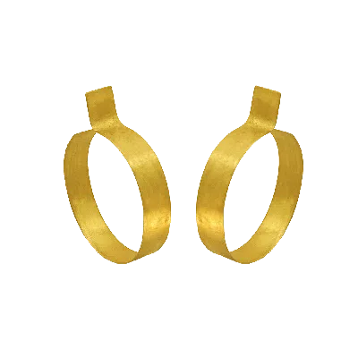 Eunoé Women's Gold Ember Rings Earrings