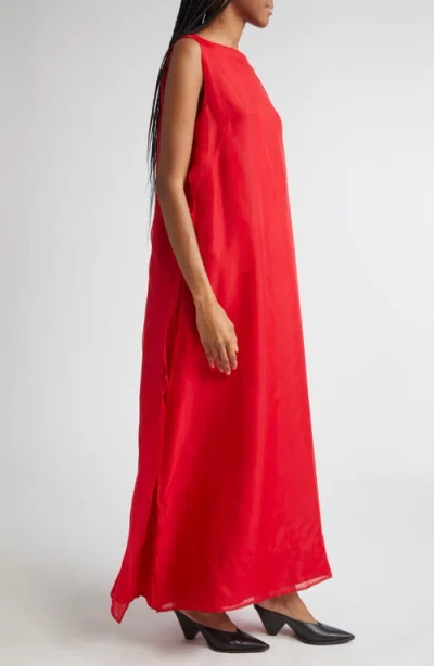 Altuzarra Jools Silk Organza Gown In Red