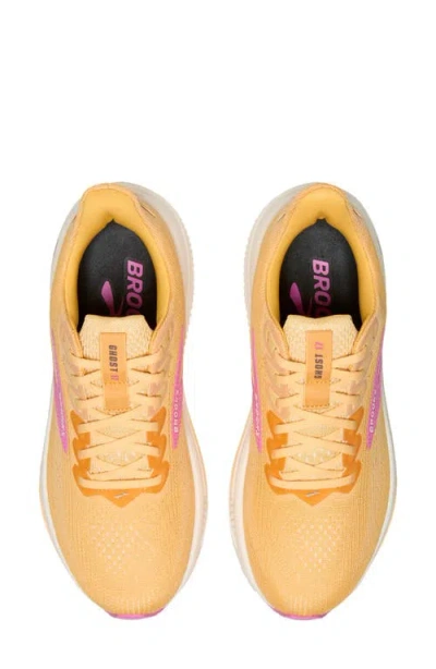 Brooks Ghost 17 Running Shoe In Yellow