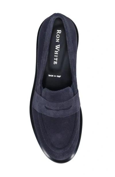 Ron White Amara Penny Loafer In Blue