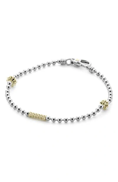 Lagos Caviar Icon Single Strand Bracelet