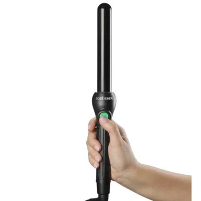 Jose Eber Clipless Curling Iron 1" (25mm) Black, Ceramic Barrel, Ion Tech