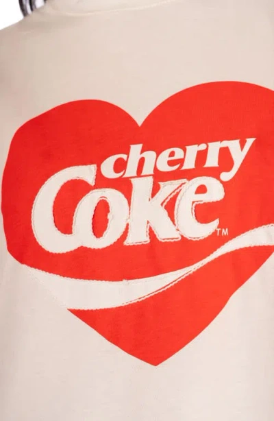 Maaji Cherry Coke Graphic Cover-up T-shirt In White