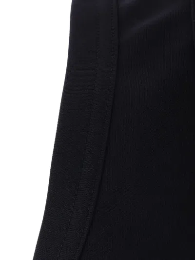 Comme Des Garçons Scoop Neck Sleeveless Top In Black