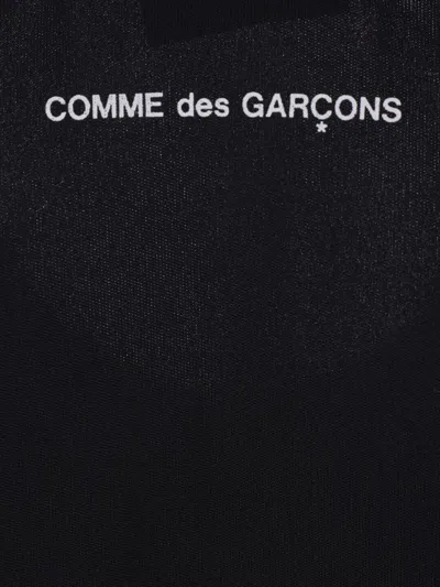 Comme Des Garçons Scoop Neck Sleeveless Top In Black